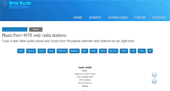 Desktop Screenshot of openradiodirectory.com